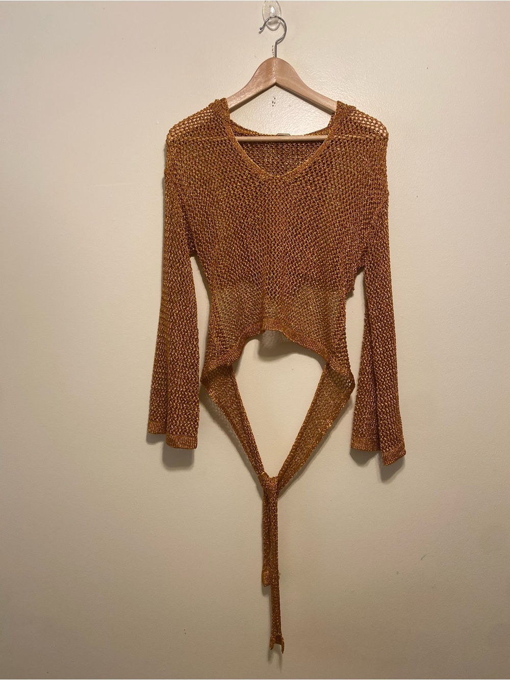 CULT GAIA Catherine Knit Crochet Coverup. Size XS - Picture 5 of 12